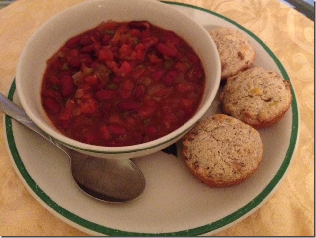 veggie-chilli-cornbread