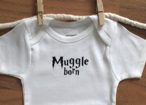 Harry Potter Onesie, Muggle Born Onesie, Muggle Born, Harry Potter Baby MORE COLORS